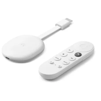 Google Chromecast with Google TV - 4K (Snow)