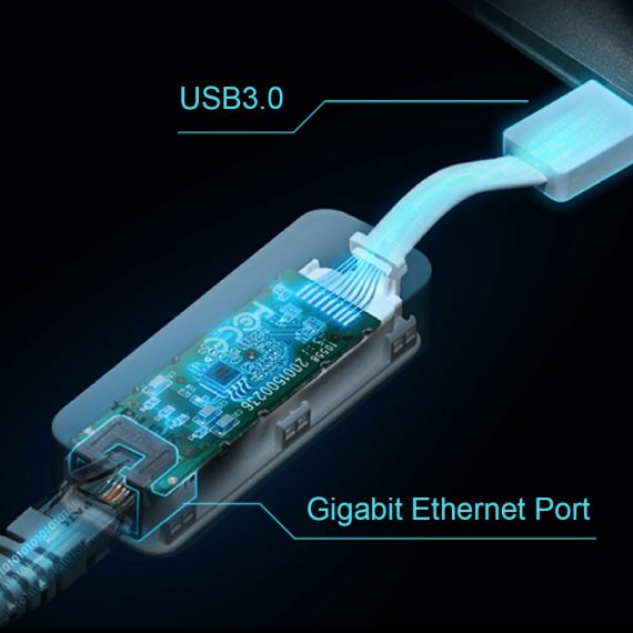 TP-LINK - UE300 USB 3.0 to Gigabit Ethernet Network Adapter