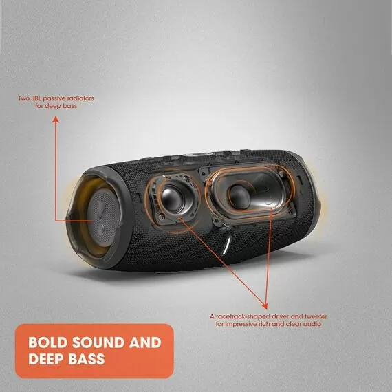 JBL Charge 5 - 40 Watt Portable Waterproof Speaker - Grey