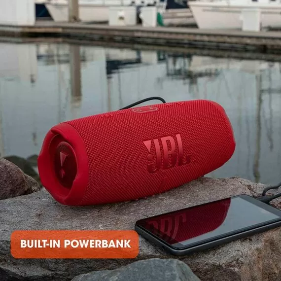 JBL Charge 5 - 40 Watt Portable Waterproof Speaker - Grey