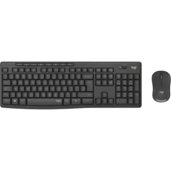 Logitech Silent Wireless Keyboard & Mouse Combo MK295 (Graphite)