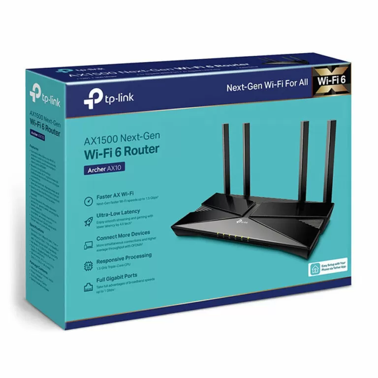 Ax1500 gigabit wi fi 6 router