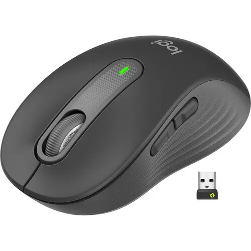 Logitech Signature M650 Wireless & Bluetooth Mouse (Graphite)