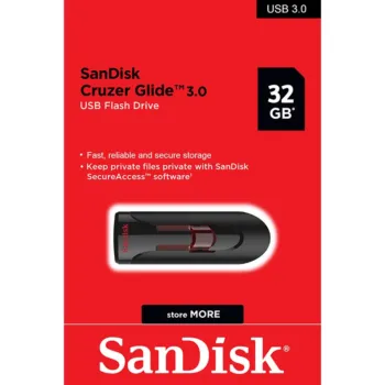 SanDisk Cruzer Glide 32GB 3.0 USB Flash Drive (SDCZ600-032G-G35)