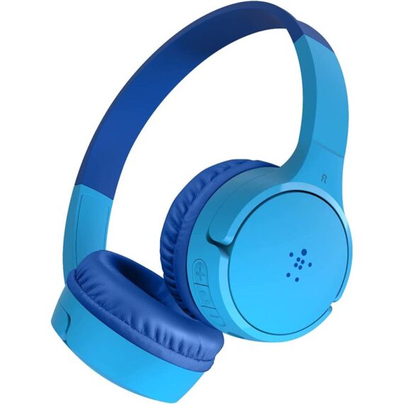 Belkin SoundForm Mini Wireless On-Ear Headphones for Kids (AUD002btBL) - Blue