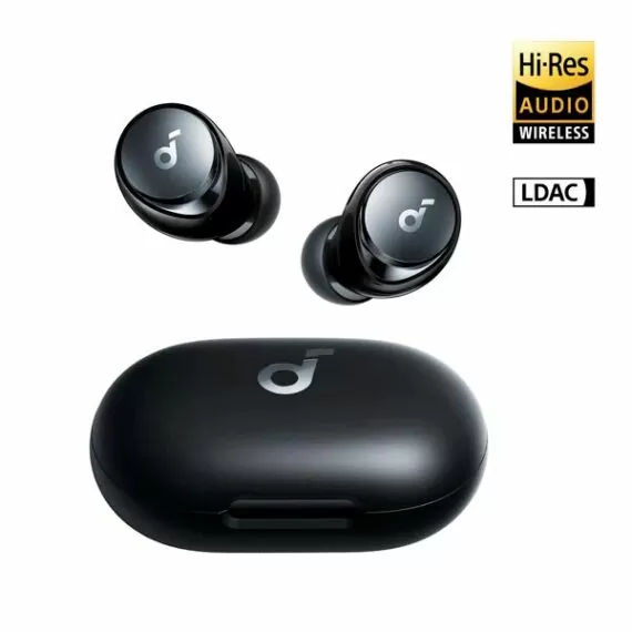 Anker Soundcore Space A40 - Adaptive Active Noise Cancelling Wireless Earbuds -A3936011 - Black