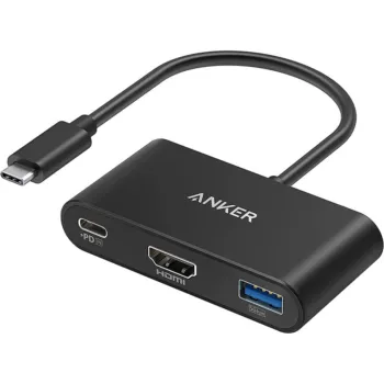 Anker PowerExpand 3-in-1 USB-C Hub - A8339HA1 - Grey