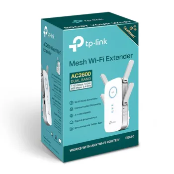 TP-LINK TL-RE650 - AC2600 Wi-Fi Range Extender - UK PLUG