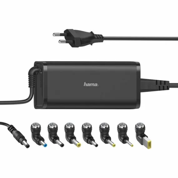 Hama 90W Universal Laptop/Notebook Charger - Black