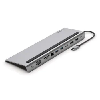 Belkin Connect 11-in-1 USB-C Multiport Dock and Stand - INC004btSGY - Gray