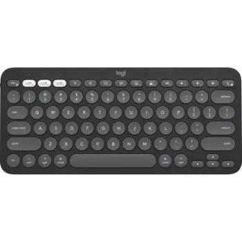 Logitech Pebble Keys 2 K380S Wireless Keyboard (Tonal Graphite)