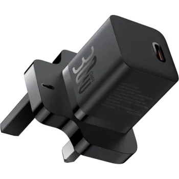 Baseus GaN 5 30W Type-C Mini Fast Charger (UK PLUG) - P10110906113-00 - Black