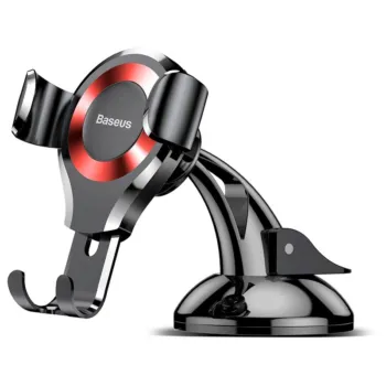 Baseus Osculum Type Gravity Car Mount for Dashboard or Windshield - Black - SUYL-XP01