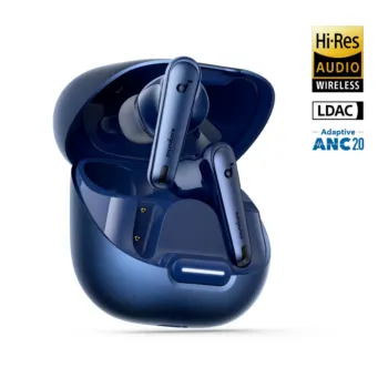 Anker Soundcore Liberty 4 NC | True-Wireless Noise Cancelling Earbuds with LDAC - A3947 - Navy Blue