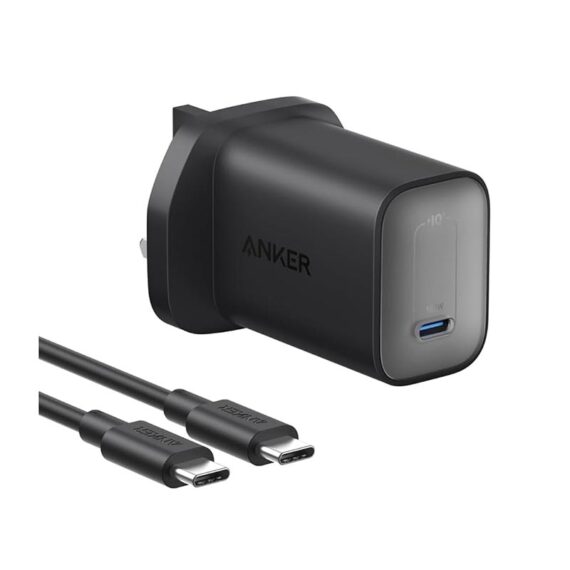 Anker Nano Charger (100W with 6ft USB-C to USB-C Cable) - B2679K11 - Black