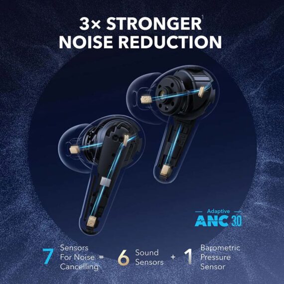 Soundcore by Anker Liberty 4 Pro True Wireless Noise-Canceling Earbuds - A3954H11 - Matte Black