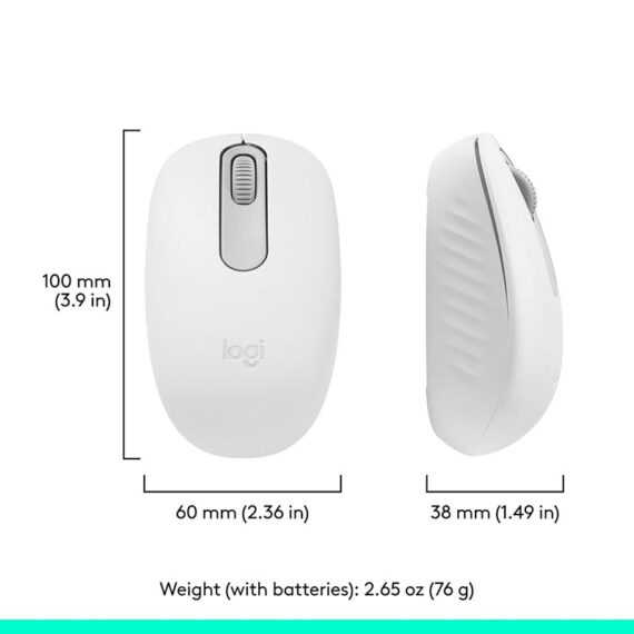 Logitech M196 Bluetooth Mouse (910-007460) - White