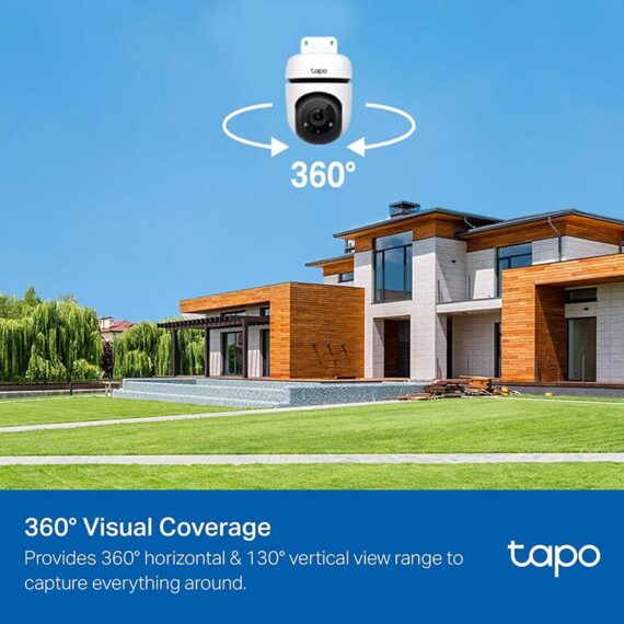 TP-Link Tapo C500 - Outdoor Pan/Tilt Security WiFi Camera - White