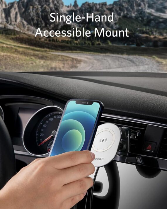 Anker PowerWave Magnetic Car Charging Mount - A2931HW1 - Black