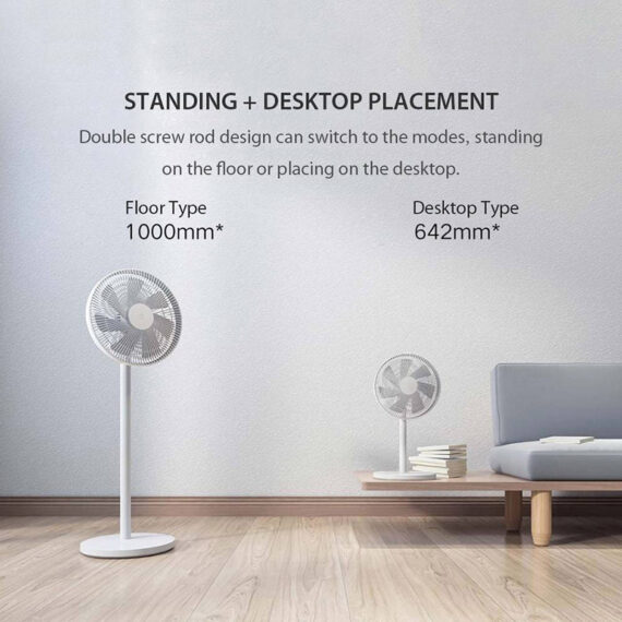 Xiaomi Mi Smart Standing Fan 2 - EU PLUG - White (30663)