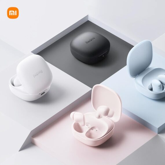 Xiaomi Redmi Buds 6 Play - Wireless Bluetooth Earbuds with AI Noise Cancellation - Black (57679)