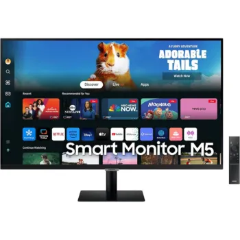 Samsung 27" M50D Smart Monitor with Streaming TV for Multi Device Experience (LS27DM500EMXUE)