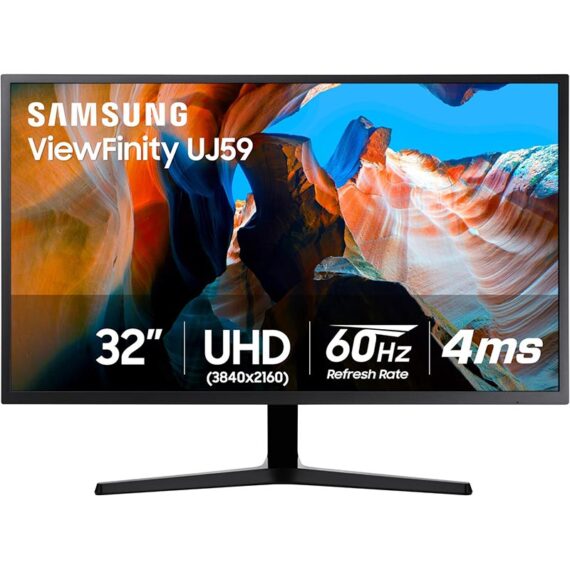 Samsung 32" UJ59 Series 4K UHD LCD Monitor (LU32J590UQMXUE)