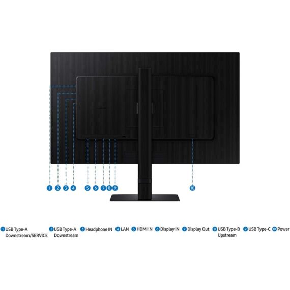 Samsung 27" ViewFinity S6 S60UD QHD Monitor (LS27D600UAUXUE)