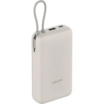 Xiaomi 33W 20,000 mAh Power Bank with Intergrated USB-C Cable - Tan