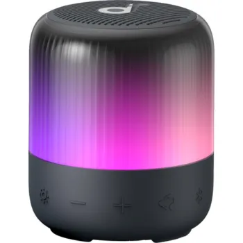 Anker Soundcore Glow Mini - 8W Compact Wireless Waterproof Speaker - A3136011 - Black