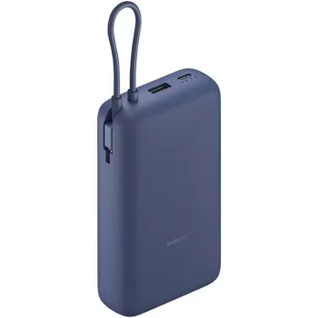 Xiaomi 33W 20,000 mAh Power Bank with Intergrated USB-C Cable - Blue