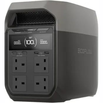 EcoFlow DELTA 3 - Portable Power Station (1024Wh, 1800W) - EFDELTA3-UK