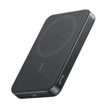 Anker MagGo Ulta-Slim Magnetic Power Bank (10,000 mAh, 30W USB-C Charging, 15W MagSafe) – A1664H11 – Black