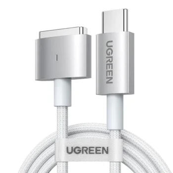 UGREEN 85W USB-C to Magsafe 2 Charging Cable 2M - Nylon Braided - US519 - White (UG-90319)