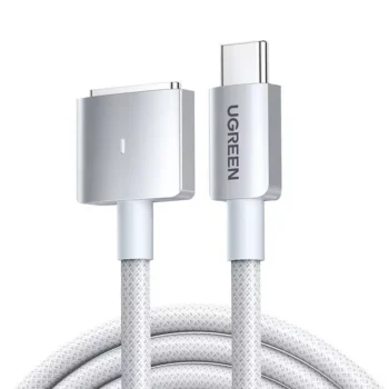 UGREEN 140W USB-C to Magsafe 3 Charging Cable 2M - Nylon Braided - US530 - White (UG-35509)