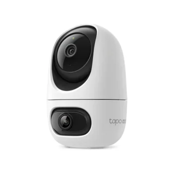TP-Link Tapo C245D | Dual Lens Pan/Tilt Security Camera - White (TL-TAPO C245D)