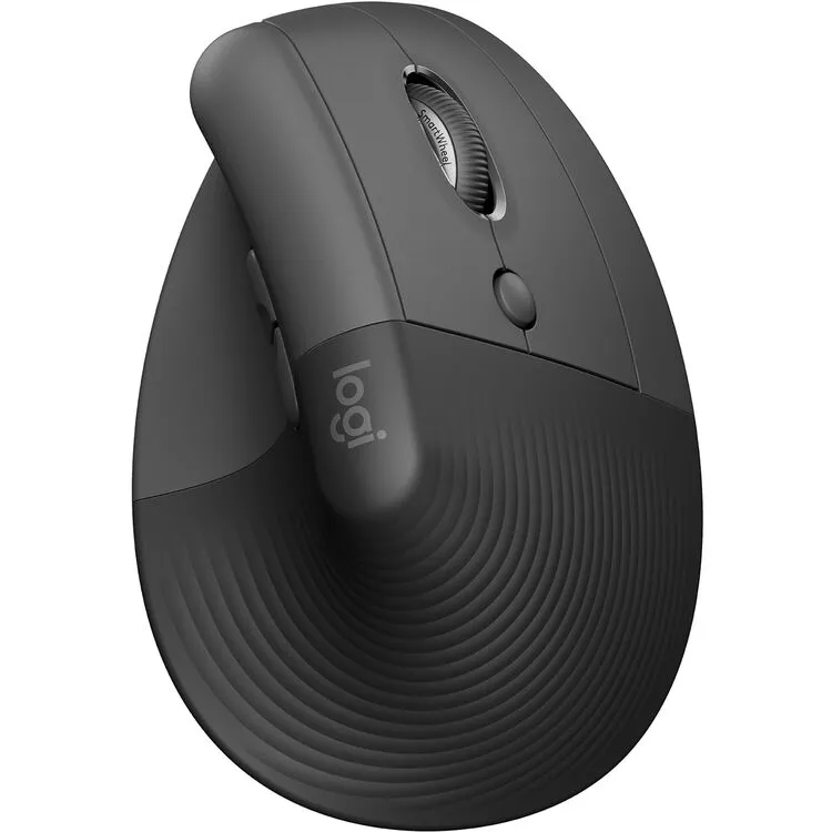Logitech Lift Vertical Ergonomic Wireless Mouse (910-006473) - Graphite