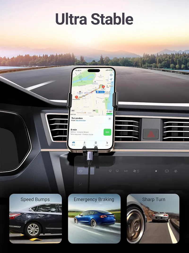 UGREEN Air Vent Gravity Phone Mount LP130 - Black (UG-40907)