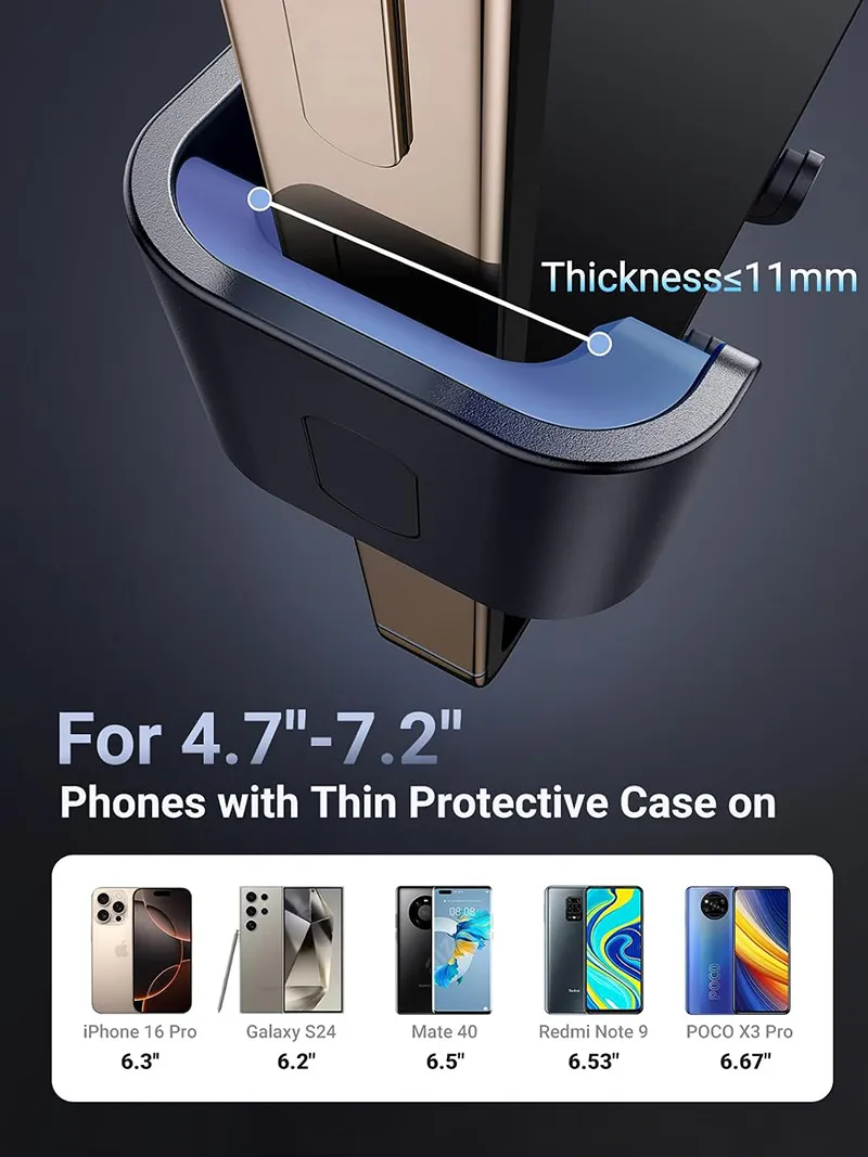 UGREEN Air Vent Gravity Phone Mount LP130 - Black (UG-40907)