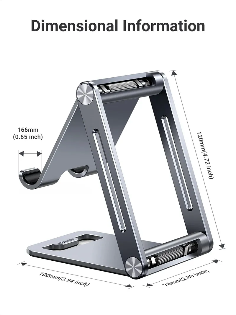 UGREEN Desktop Phone Stand - LP263 - Silver (UG-80708)