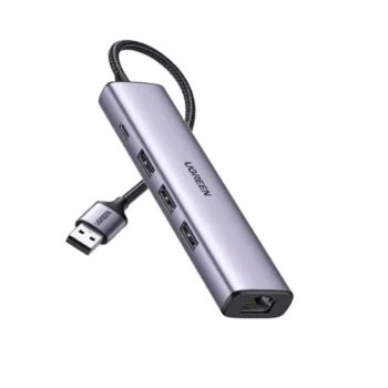 UGREEN 3-Port USB 3.0 hub with Gigabit Ethernet Adapter - CM475 (UG-60554)