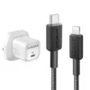 Black cable + White charger