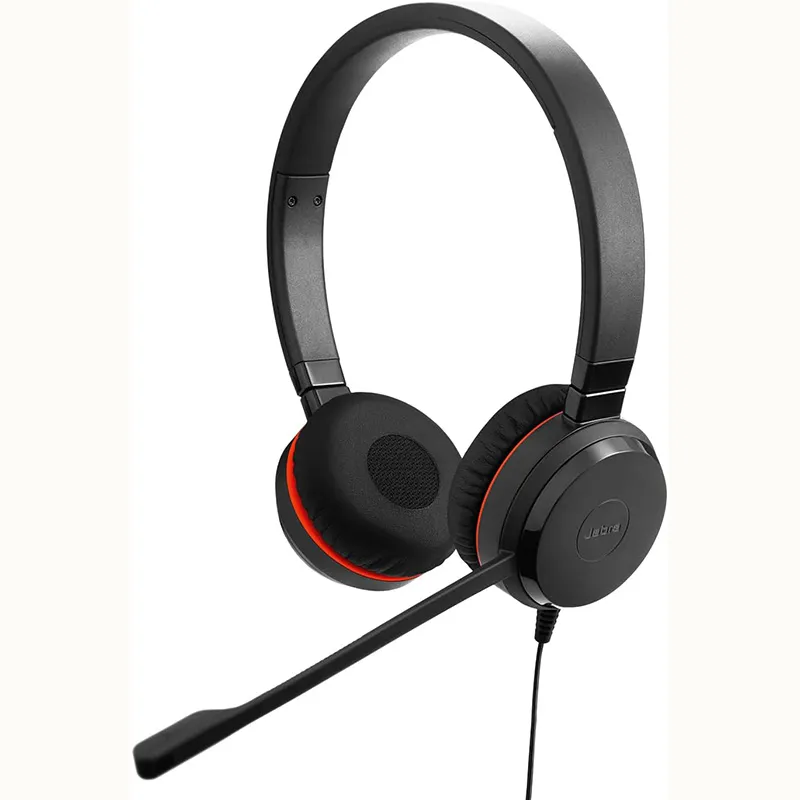 Jabra Evolve 30 II USB-C Wired Stereo Headset with Noise‑Cancelling Mic, Microsoft Teams Certified, with USB-C/A Adapter (5399-823-369)
