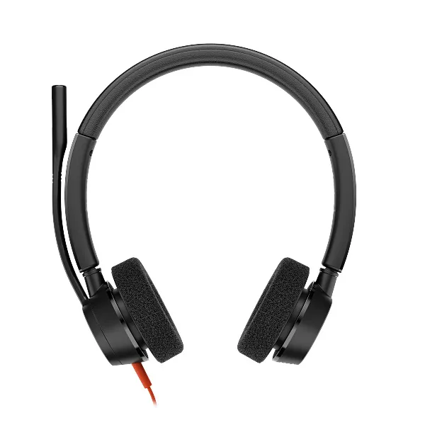 Poly Blackwire 3320 Wired Stereo Microsoft Teams Certified USB-C Headset With Noise cancelling Mics +USB-C/A Adapter (8X220AA)