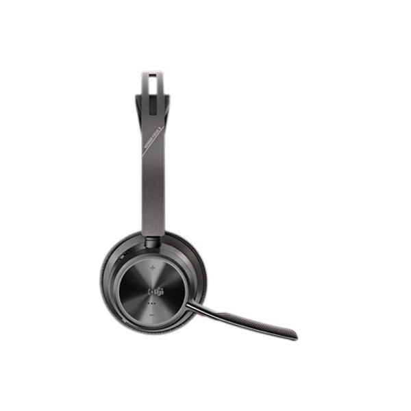 Poly Voyager Focus 2 Bluetooth/Wired Stereo Microsoft Teams Certified USB-C Headset with Active Noise-Cancelling Mics + BT700C with USB-C/A Adapter (9T9J4AA)