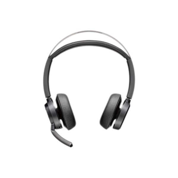 Poly Voyager Focus 2 Bluetooth/Wired Stereo Microsoft Teams Certified USB-C Headset with Active Noise-Cancelling Mics + BT700C with USB-C/A Adapter (9T9J4AA)