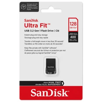 SanDisk 128GB Ultra Fit USB-A 3.2 Gen 1 Flash Drive (SDCZ430-128G-G46)
