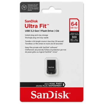SanDisk 64GB Ultra Fit USB-A 3.2 Gen 1 Flash Drive (SDCZ430-064G-G46)