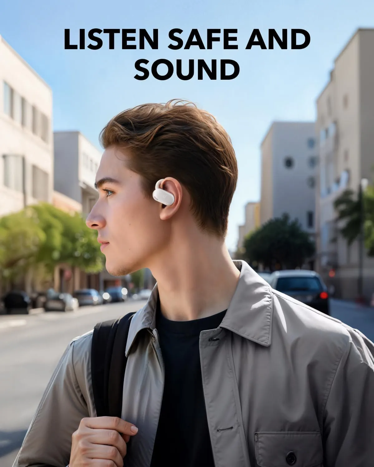 Anker Soundcore V20i Open-Ear Wireless Earbuds - A3876H21 - White