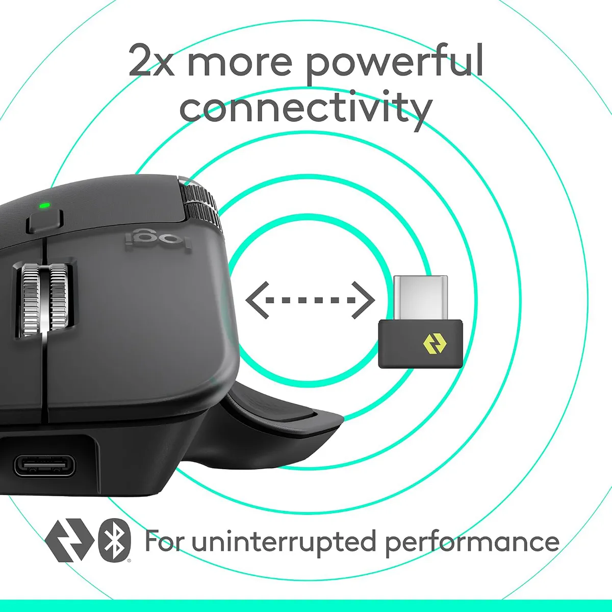 Logitech MX Master 4 Wireless Mouse (910-007562) - Graphite